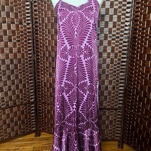 VENUS Purple Floral Maxi Dress